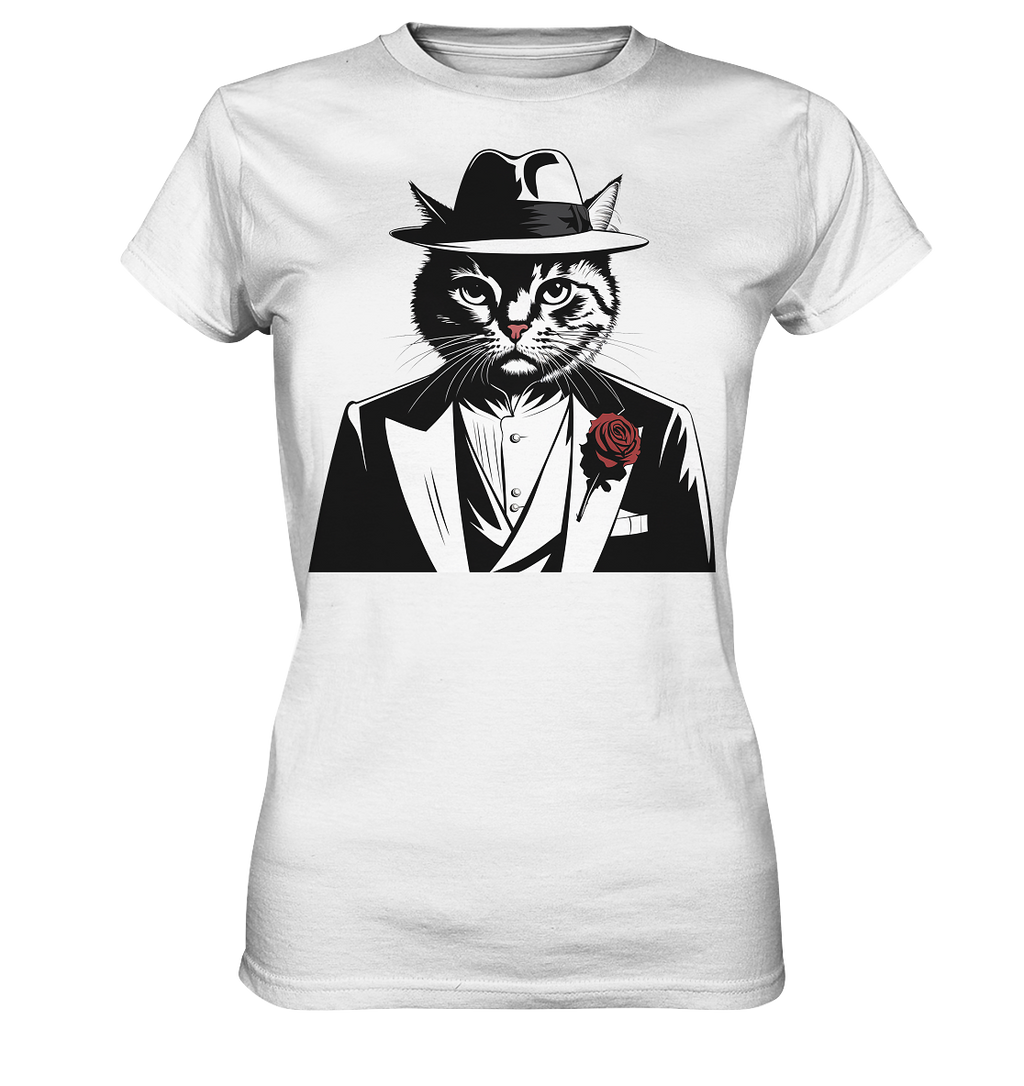 Catfather Katze Mafia - personalisierbar - Ladies Premium Shirt