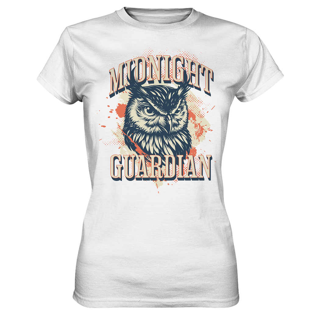 Eule Vintage Art - Midnight Guardian - Ladies Premium Shirt
