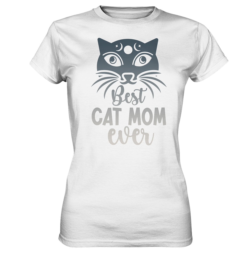 Best Cat Mum ever personalisierbar - Ladies Premium Shirt