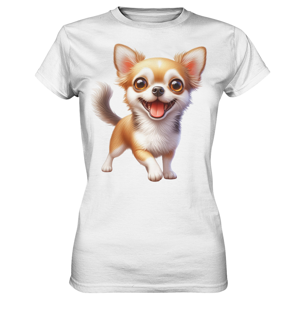 Chihuahua Cartoon - personalisierbar - Ladies Premium Shirt