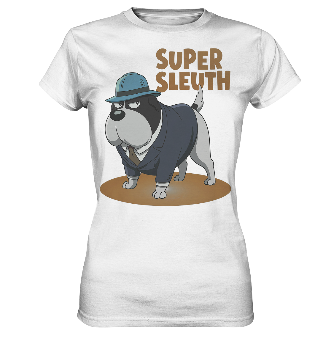 Hund Super Sleuth Detektiv - Ladies Premium Shirt