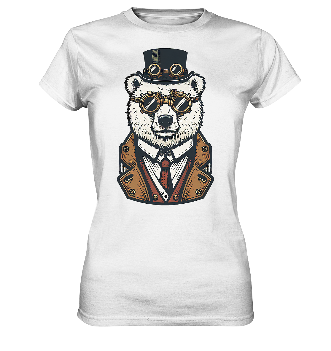 Eisbär Steampunk Polar Bear  - Ladies Premium Shirt