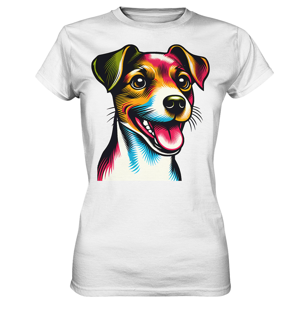 Jack Russell Terrier Pop Art - Ladies Premium Shirt