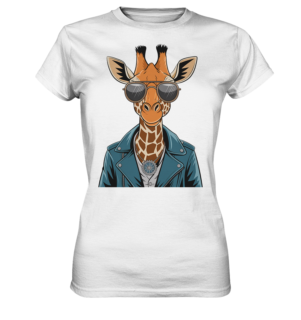 Giraffe Steampunk - Ladies Premium Shirt