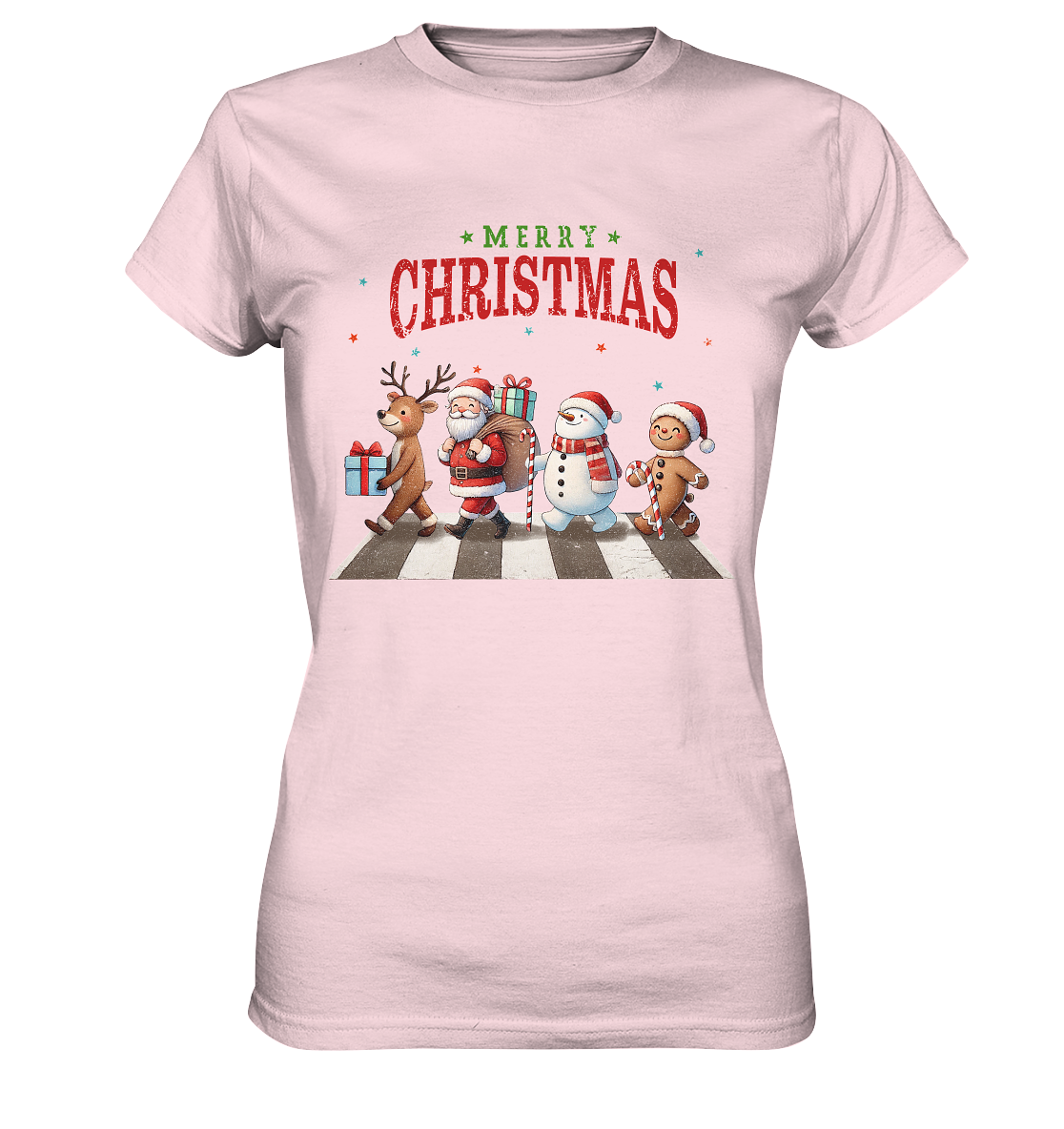 Merry Christmas Zebrastreifen - Ladies Premium Shirt