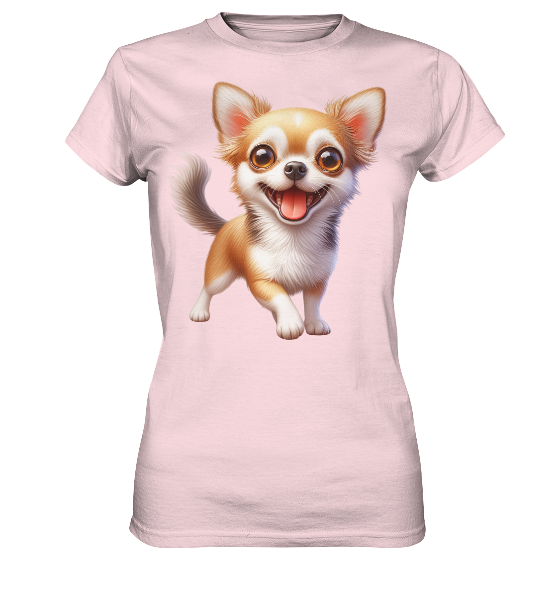 Chihuahua Cartoon - personalisierbar - Ladies Premium Shirt