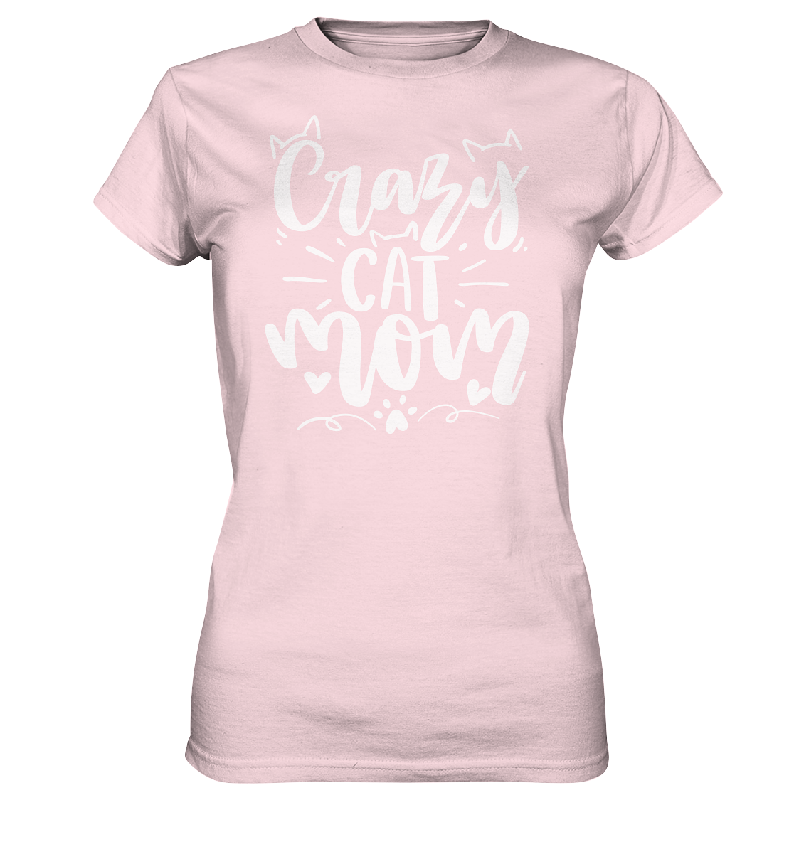 Crazy cat Mom - Ladies Premium Shirt