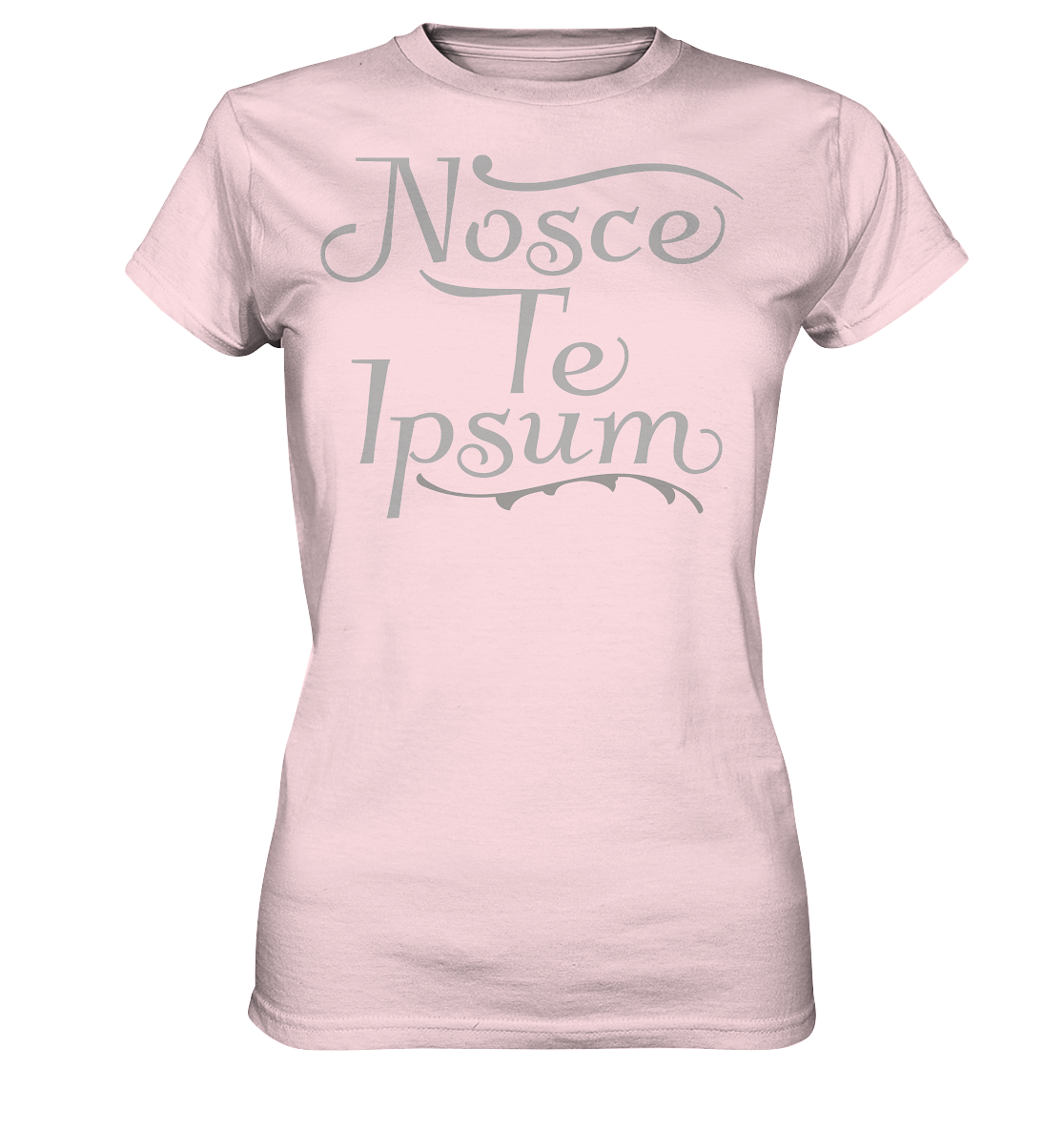 Nosce Te Ipsum – Erkenne dich selbst, Latein  - Ladies Premium Shirt