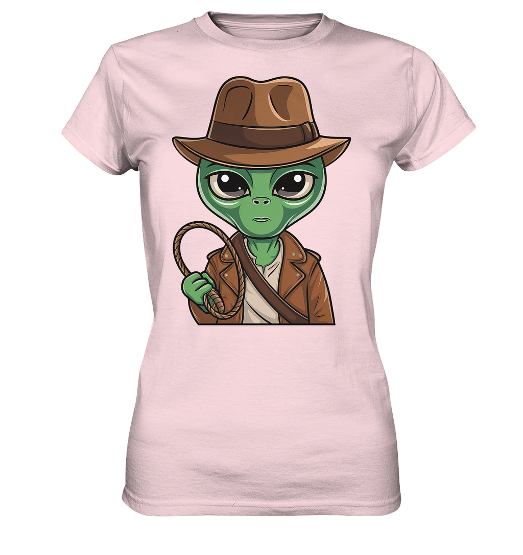 Alien Abenteurer Cartoon - Ladies Premium Shirt
