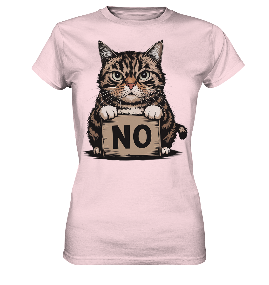 No - Funny Katze  - Ladies Premium Shirt