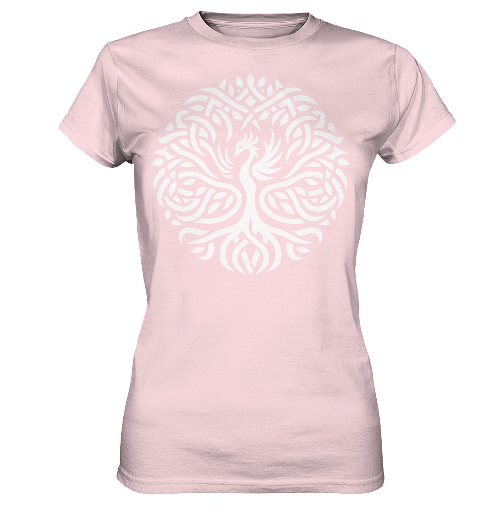 Keltischer Lebensbaum mit Phoenix - Ladies Premium Shirt