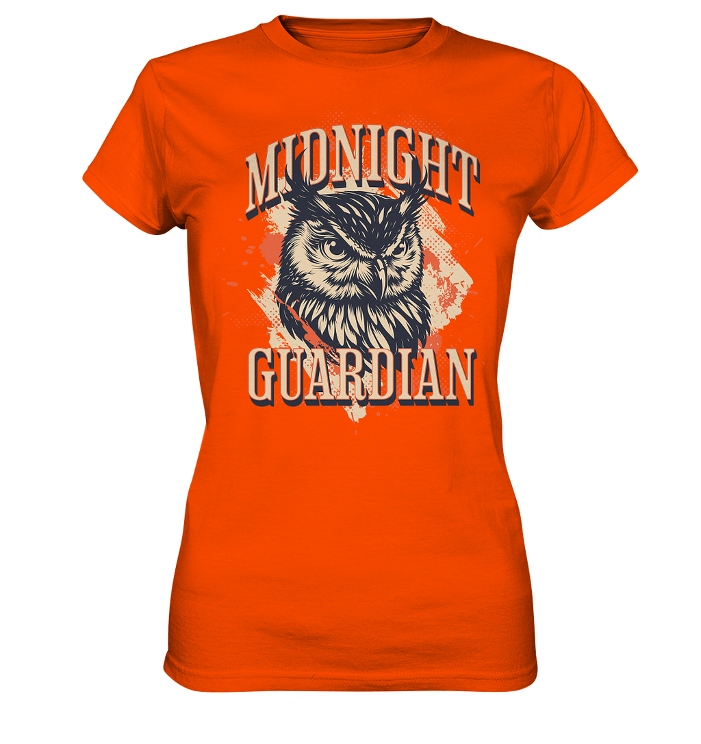 Eule Vintage Art - Midnight Guardian - Ladies Premium Shirt