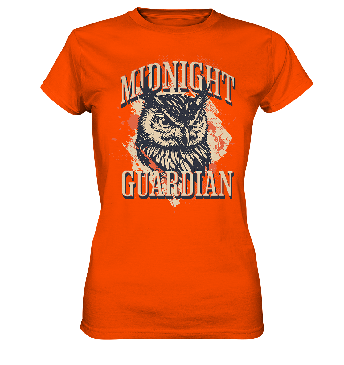 Eule Vintage Art - Midnight Guardian - Ladies Premium Shirt