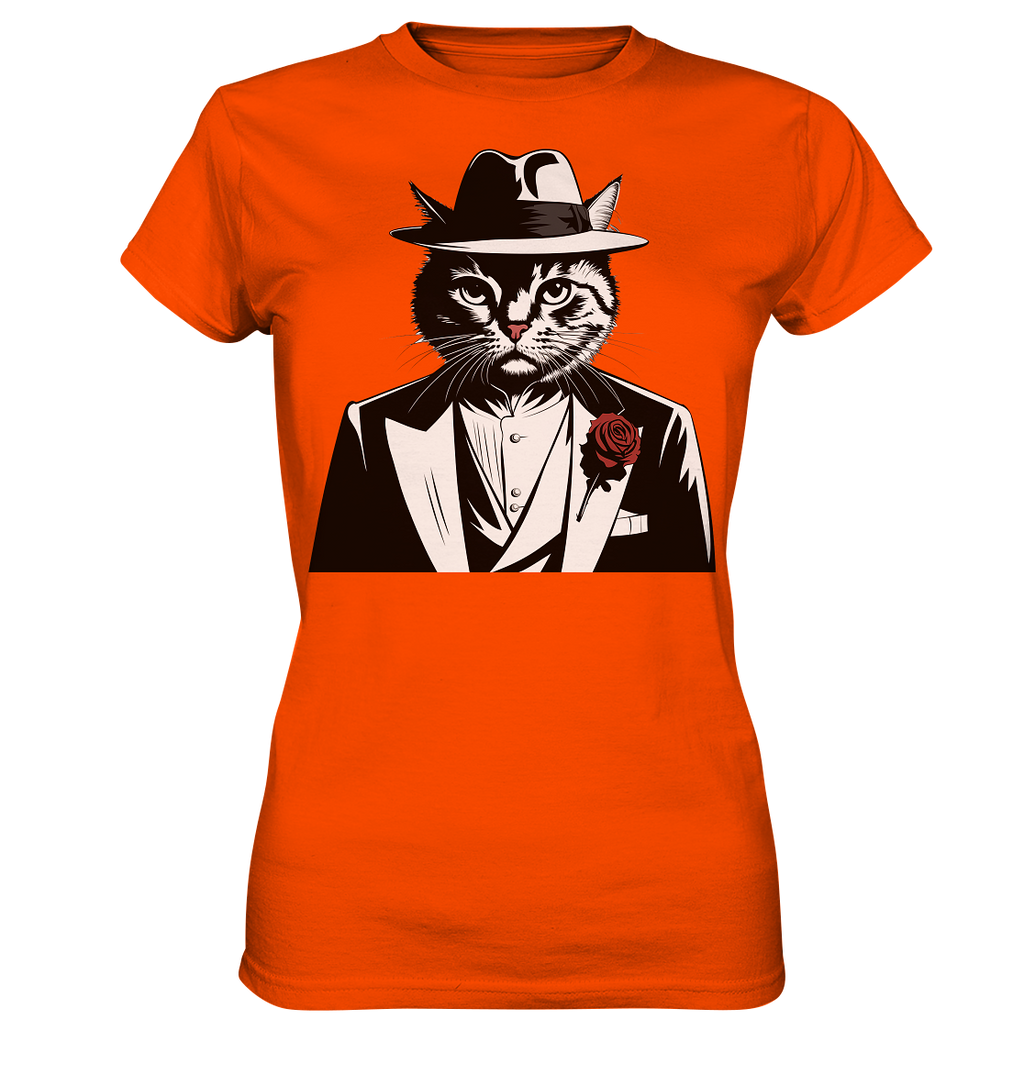 Catfather Katze Mafia - personalisierbar - Ladies Premium Shirt