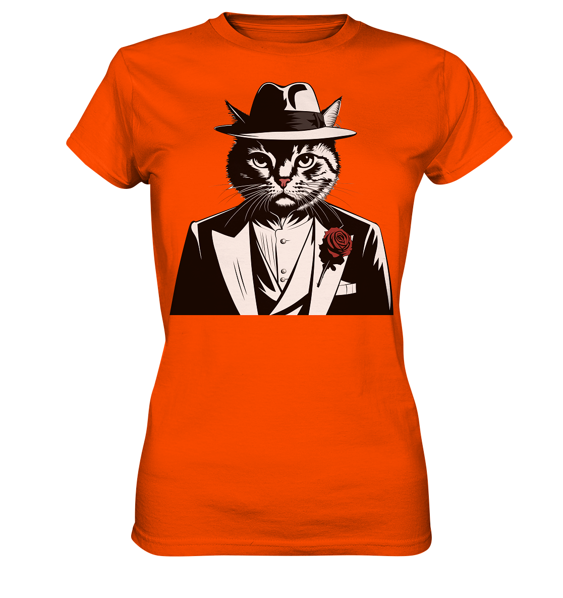 Catfather Katze Mafia - personalisierbar - Ladies Premium Shirt