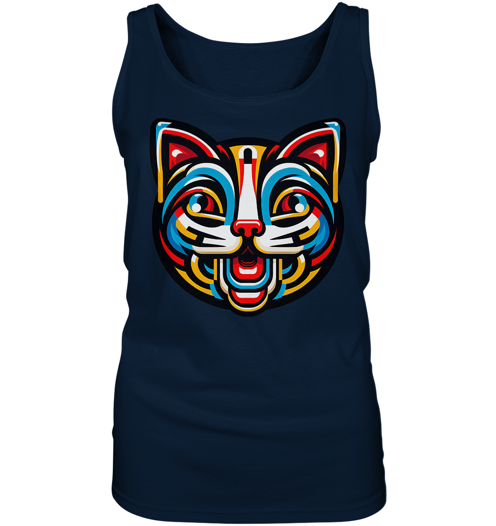 Pop Art Katze  - Ladies Tank-Top