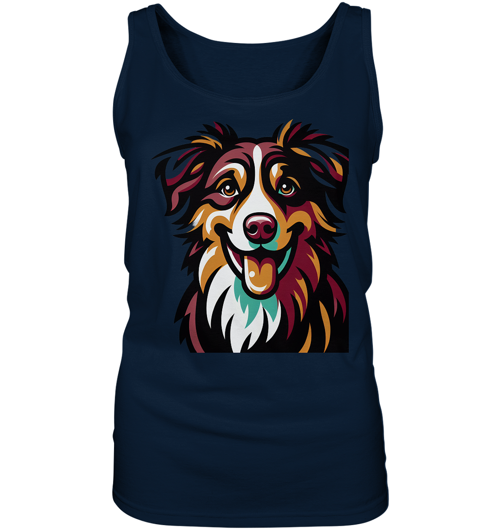 Australian Shepherd Hund - personalisierbar - Ladies Tank-Top