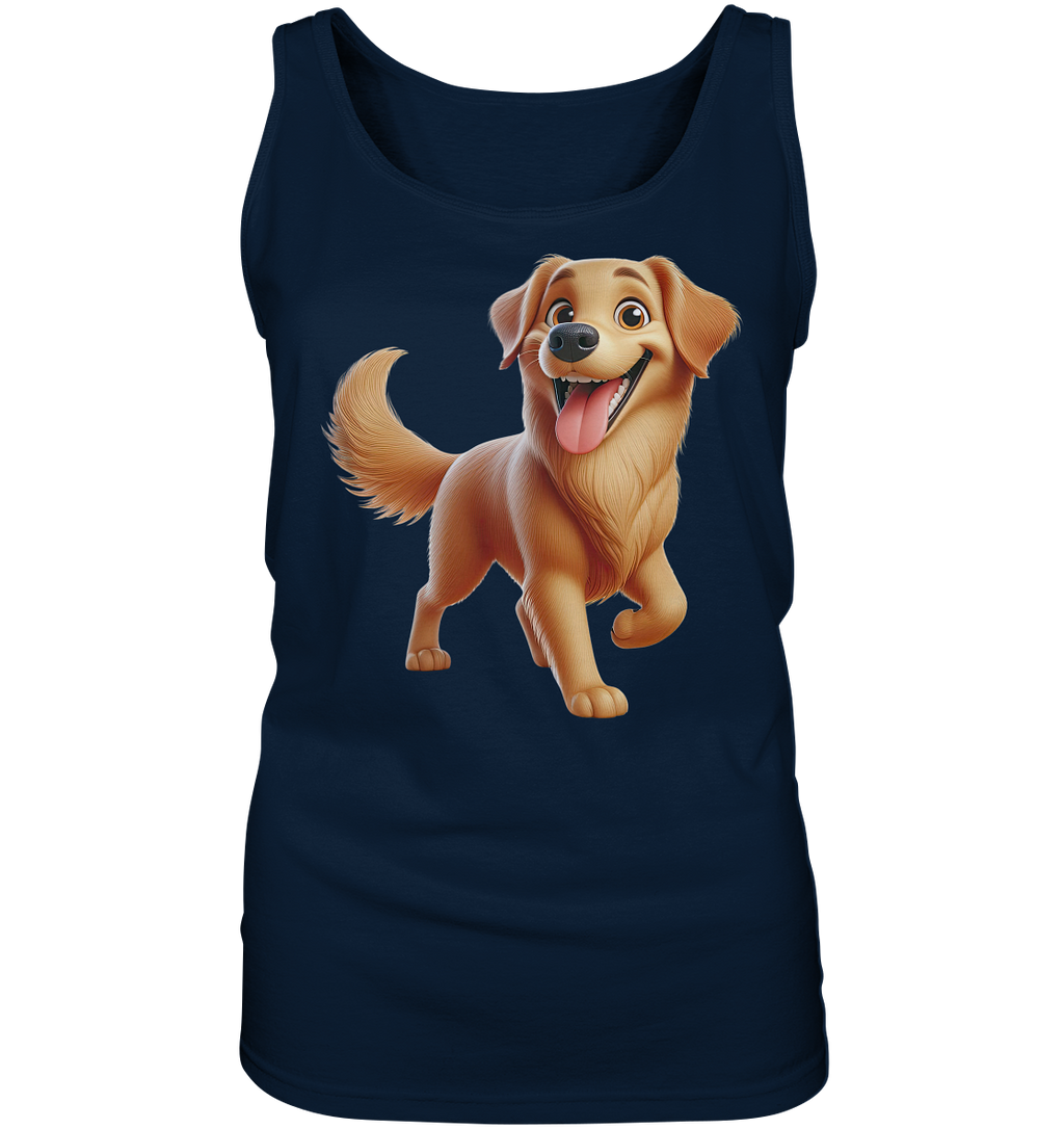 Golden Retriever Comic - personalisierbar - Ladies Tank-Top