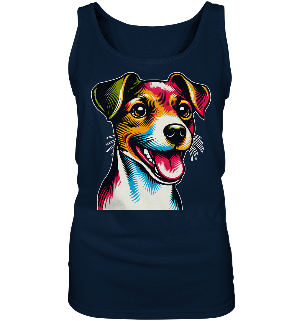 Jack Russell Terrier Pop Art - Ladies Tank-Top