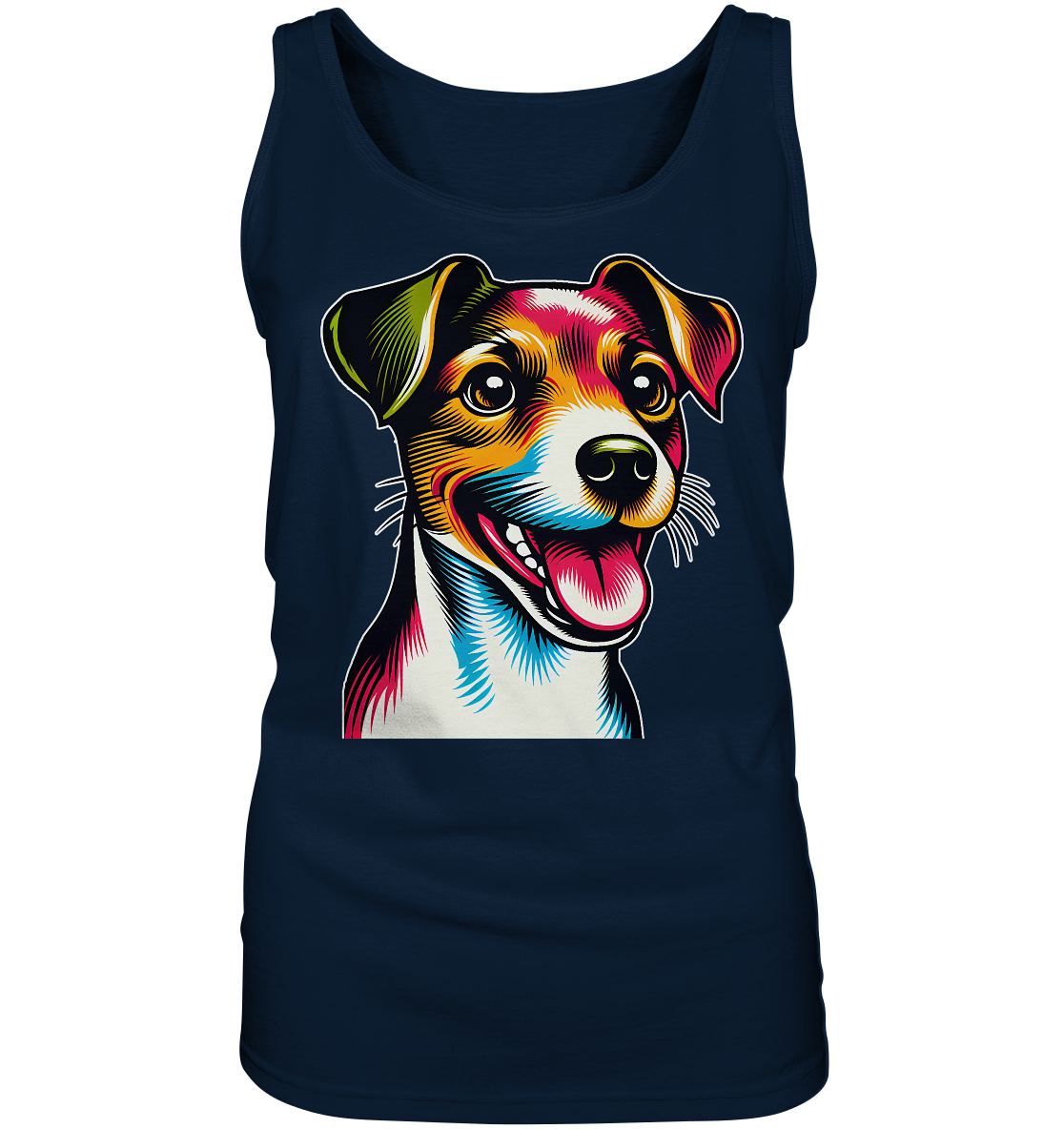 Jack Russell Terrier Pop Art - Ladies Tank-Top