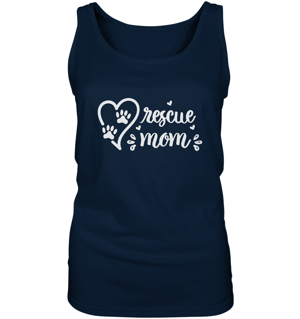 Rescue Mom - Personalisiert - Ladies Tank-Top