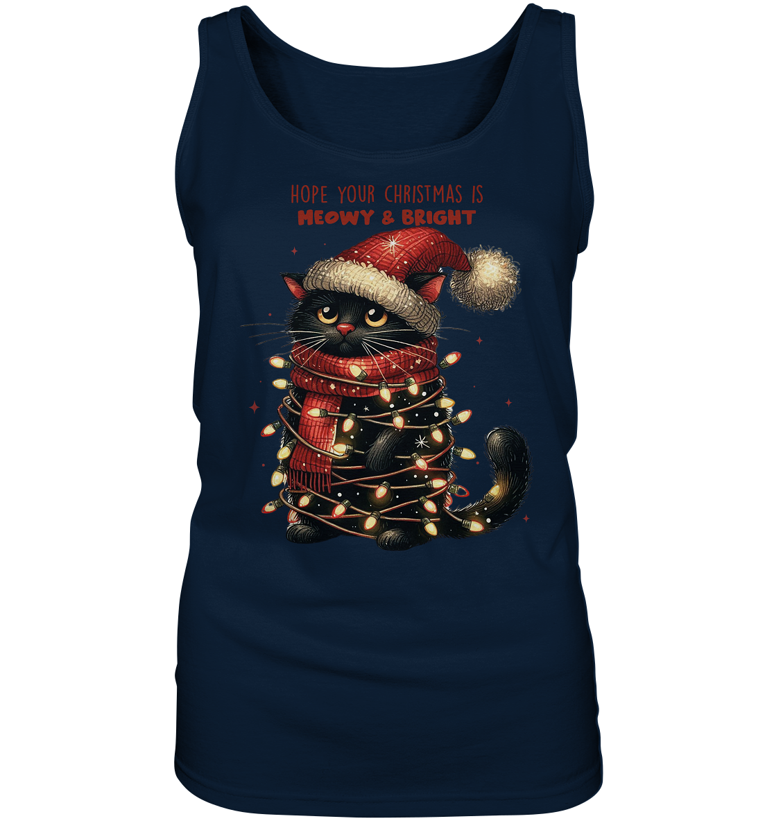 Weihnachts Katze Christmas is Moewy - Ladies Tank-Top