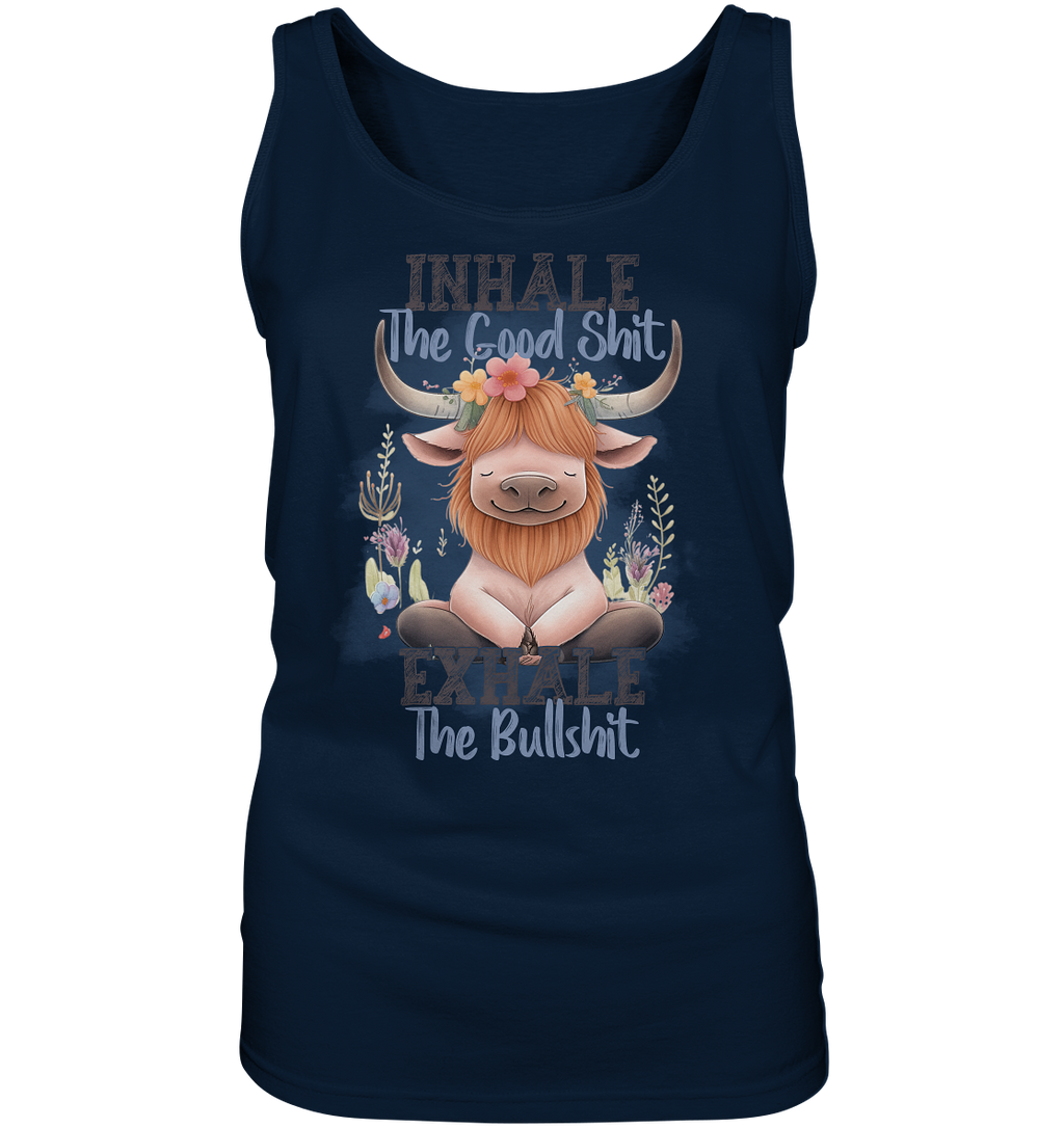 Yoga Highland Kuh - Ladies Tank-Top
