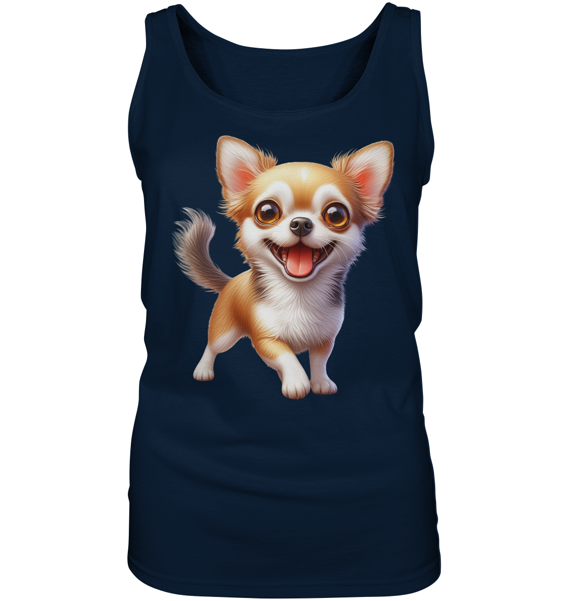 Chihuahua Cartoon - personalisierbar - Ladies Tank-Top