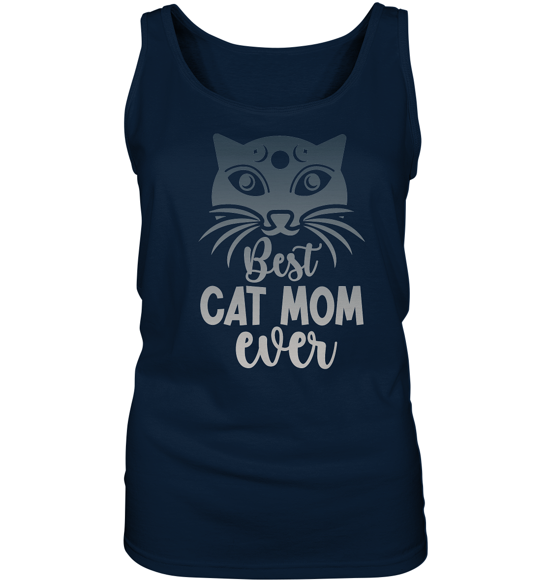 Best Cat Mum ever personalisierbar - Ladies Tank-Top