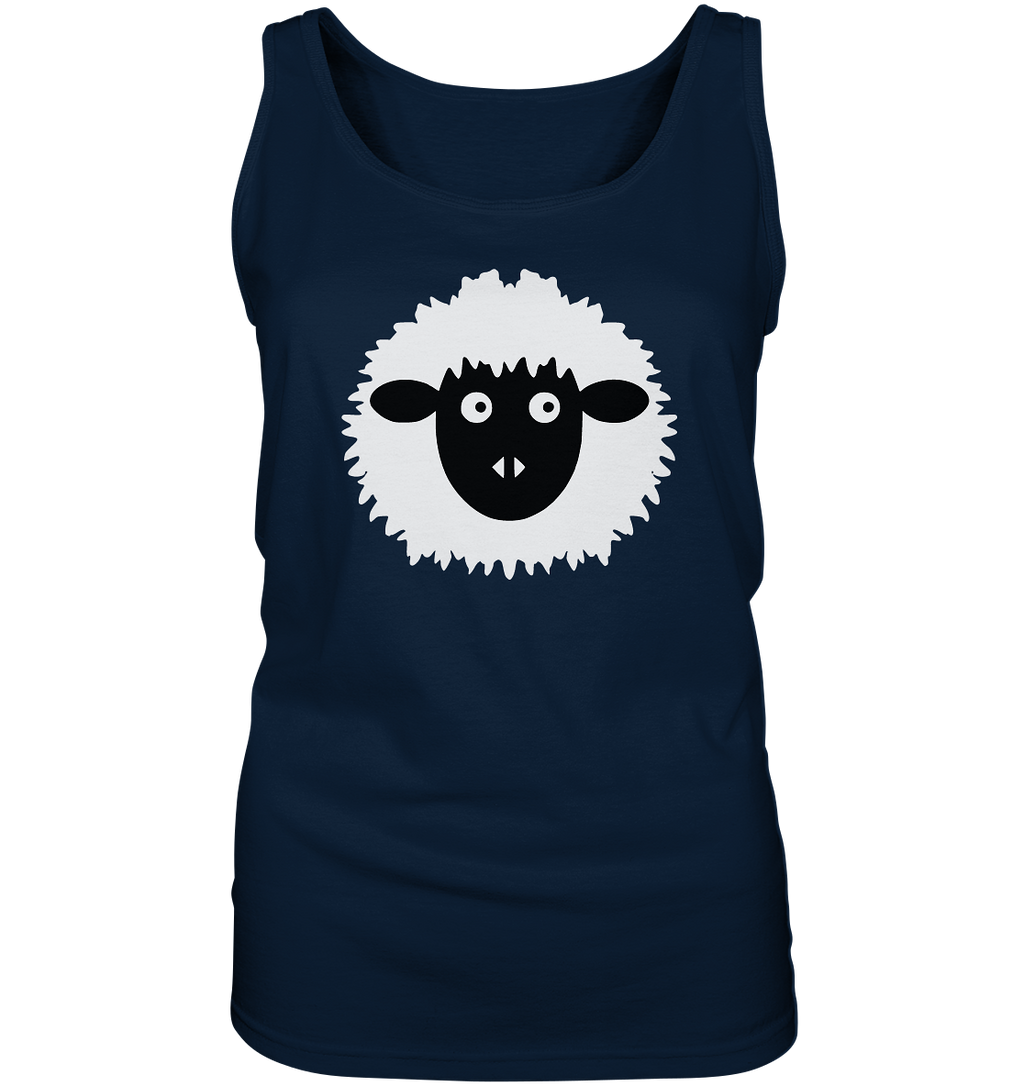 Schaf comic -personalisierbar - Ladies Tank-Top
