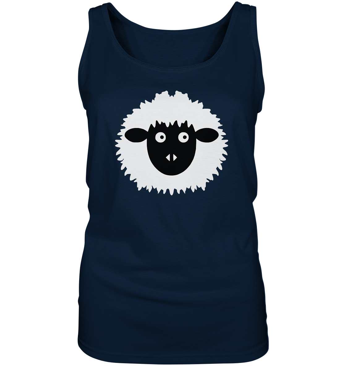 Schaf comic -personalisierbar - Ladies Tank-Top