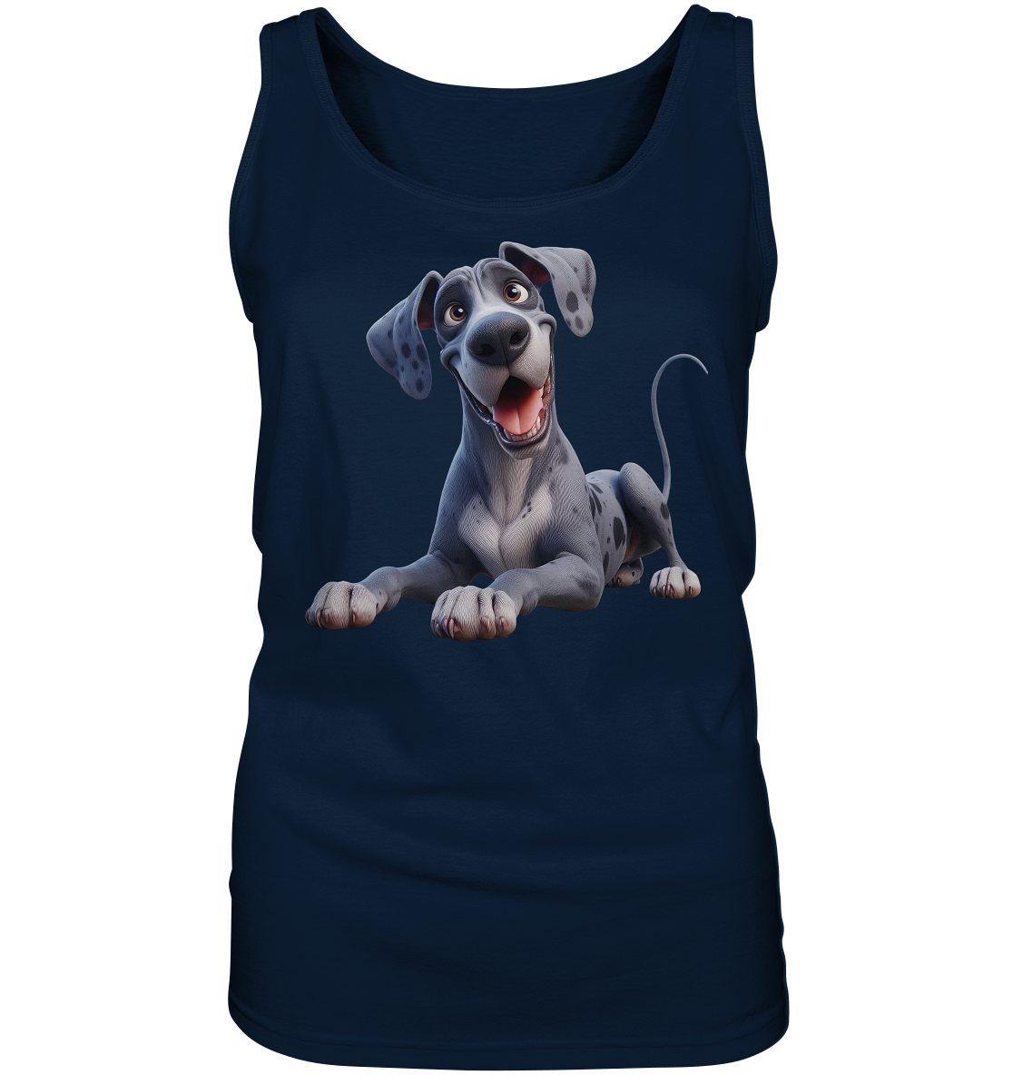 Dänische Dogge - personalisierbar - Ladies Tank-Top