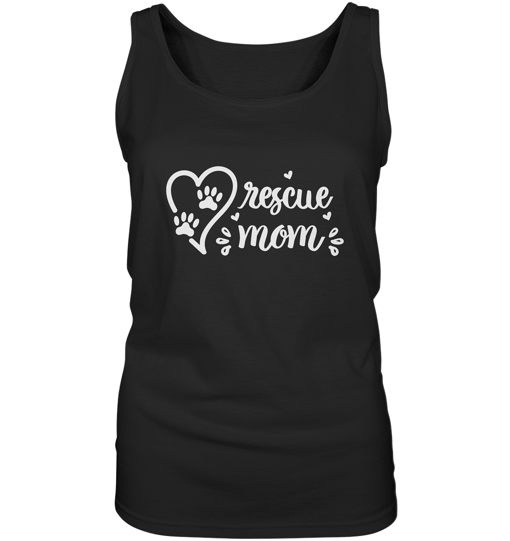 Rescue Mom - Personalisiert - Ladies Tank-Top