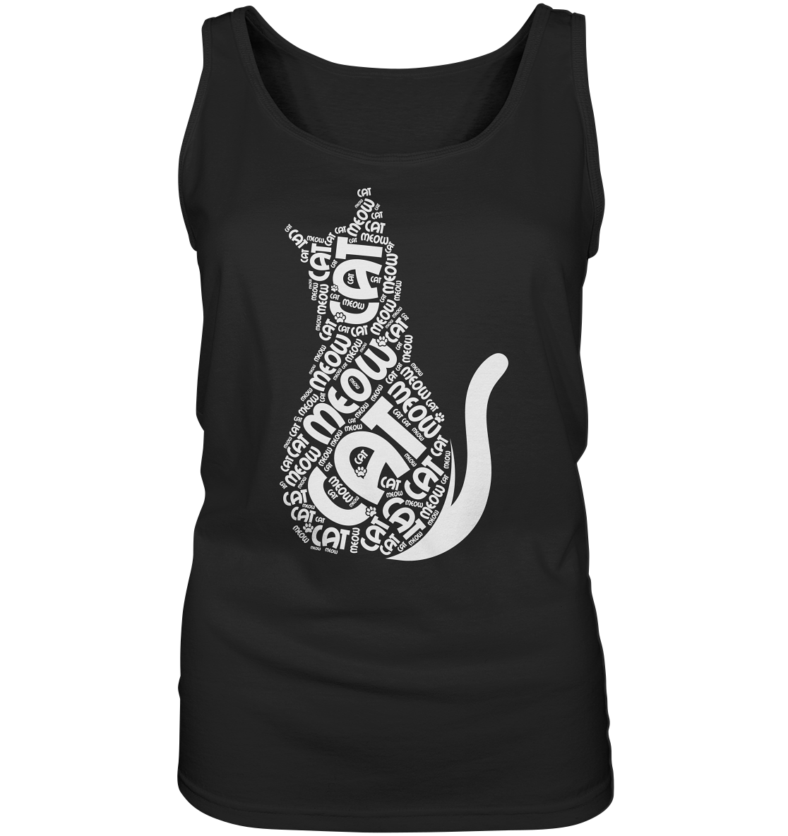Katzen Cat slogan  - Ladies Tank-Top