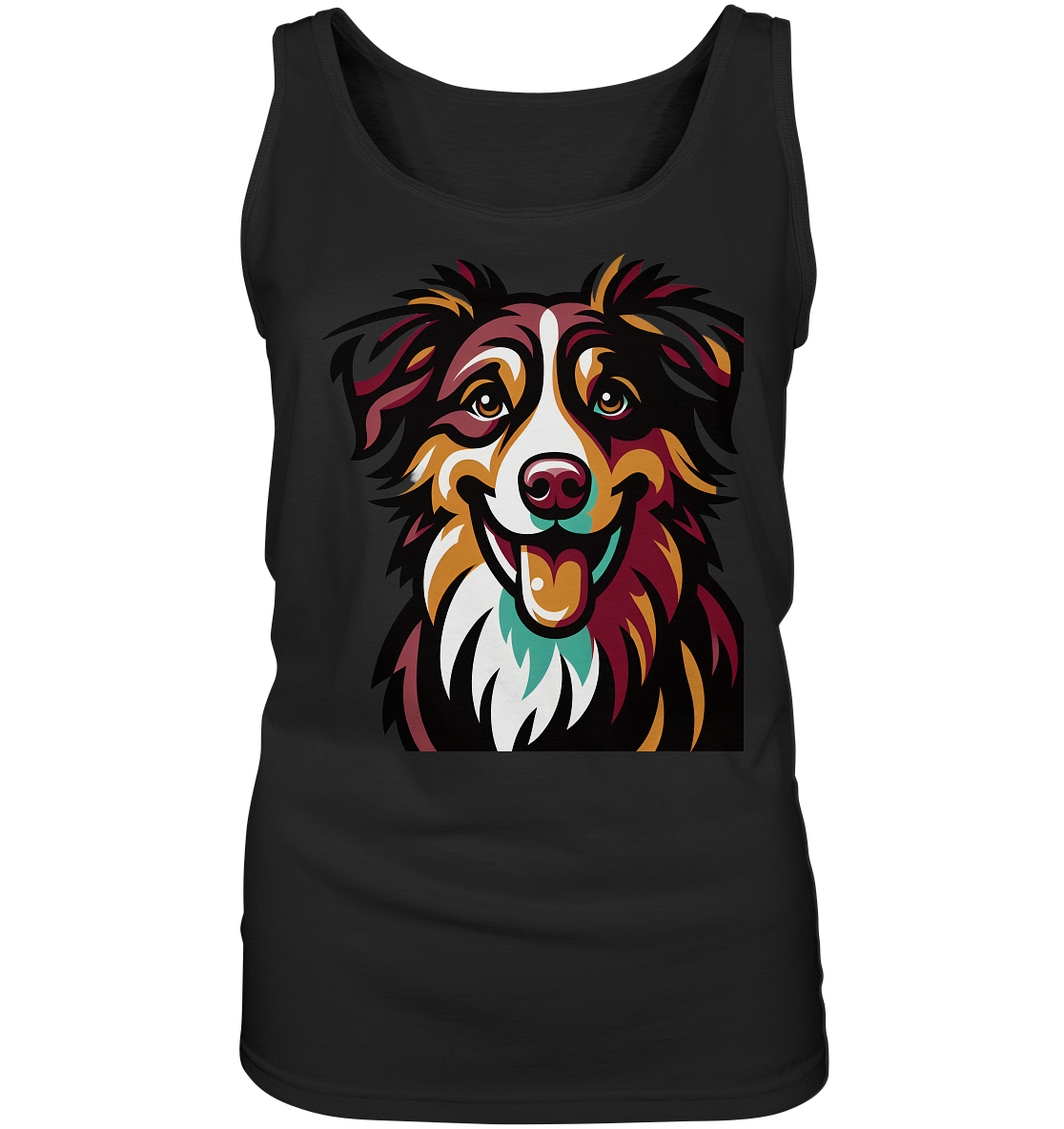 Australian Shepherd Hund - personalisierbar - Ladies Tank-Top