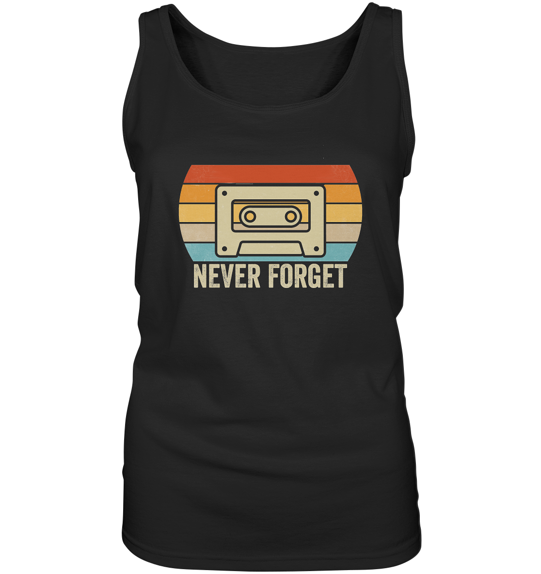 Never Forget Kassette 80's - Ladies Tank-Top