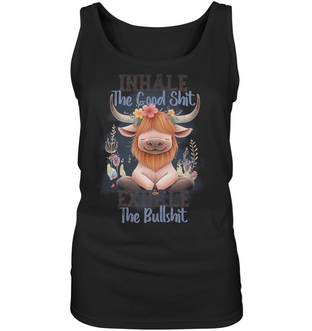 Yoga Highland Kuh - Ladies Tank-Top