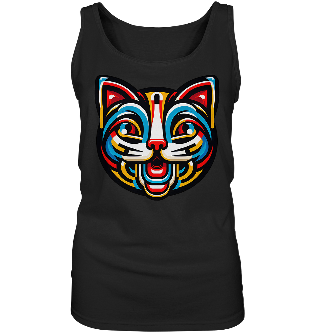 Pop Art Katze  - Ladies Tank-Top