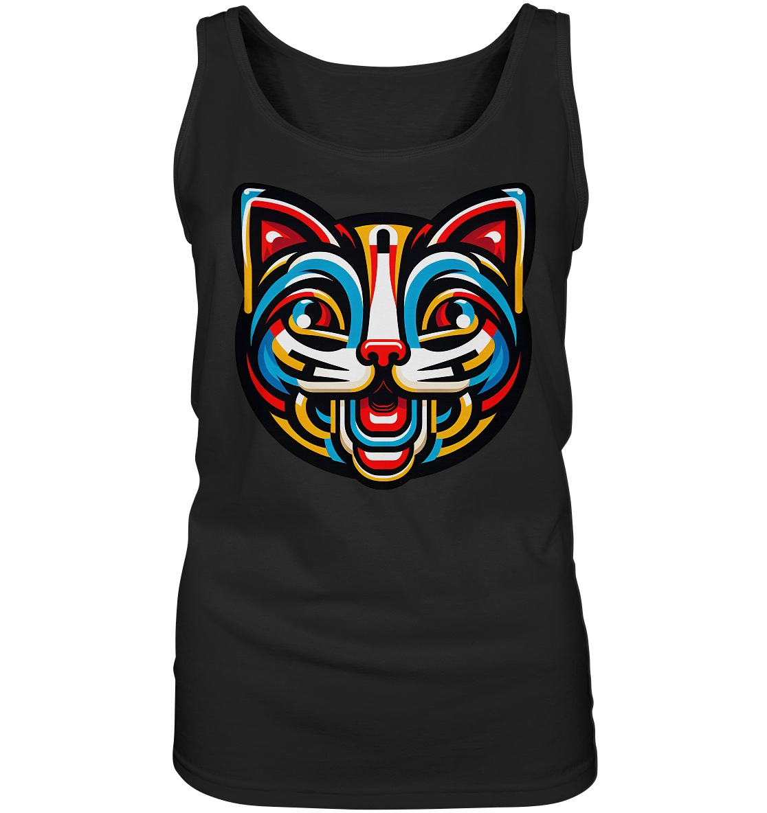Pop Art Katze  - Ladies Tank-Top