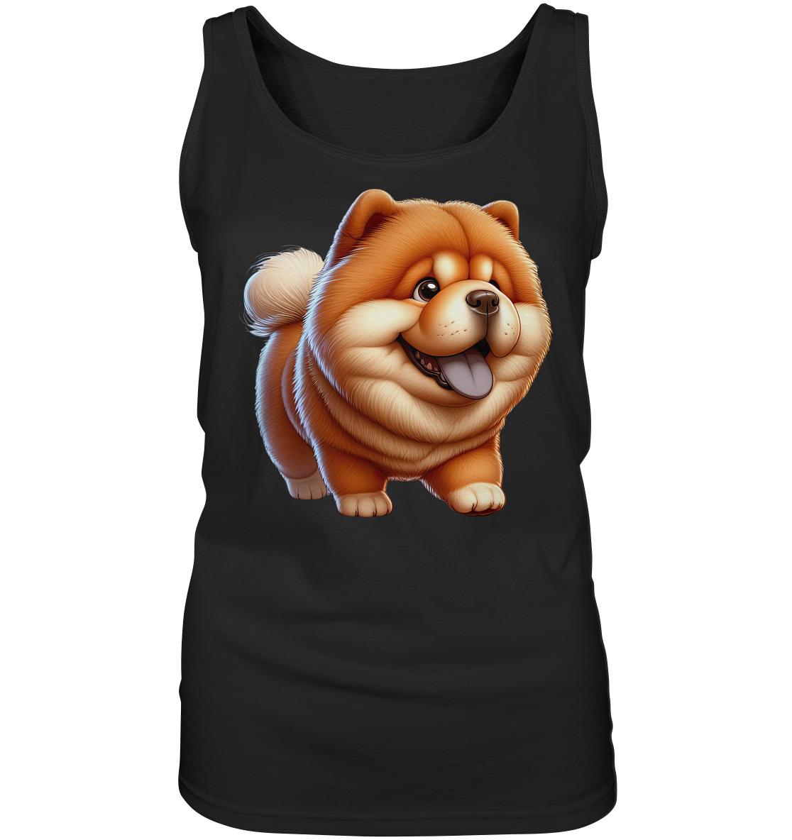 Chow Chow Cartoon Hund - personalisierbar - Ladies Tank-Top