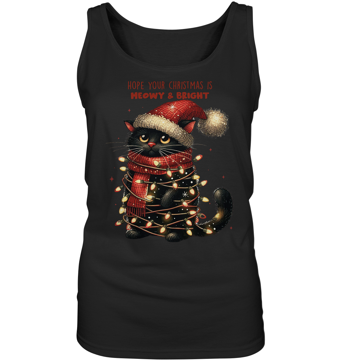 Weihnachts Katze Christmas is Moewy - Ladies Tank-Top
