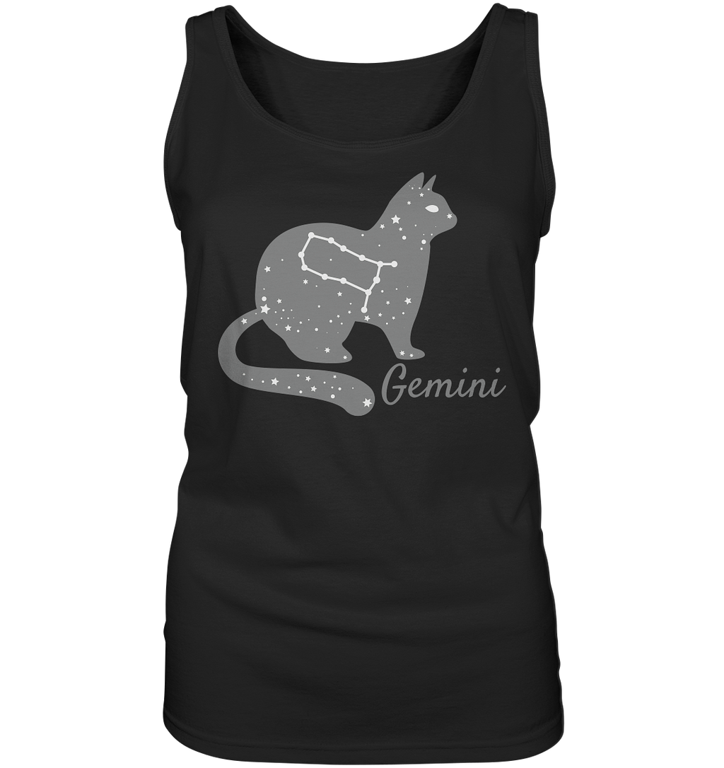 Sternzeichen Katze Zwilling - personalisierbar - Ladies Tank-Top