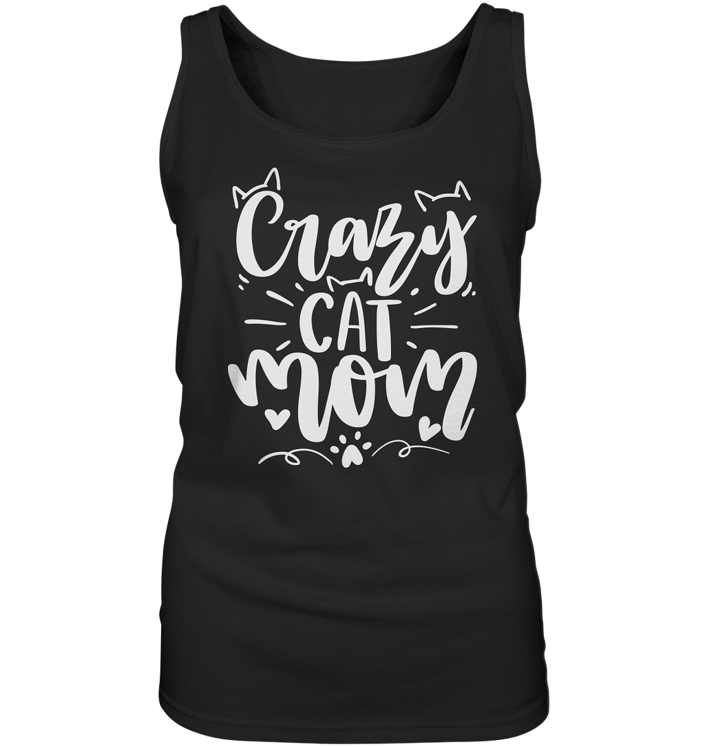 Crazy cat Mom - Ladies Tank-Top