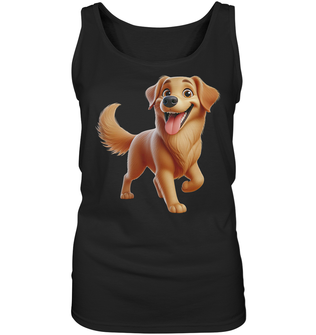 Golden Retriever Comic - personalisierbar - Ladies Tank-Top