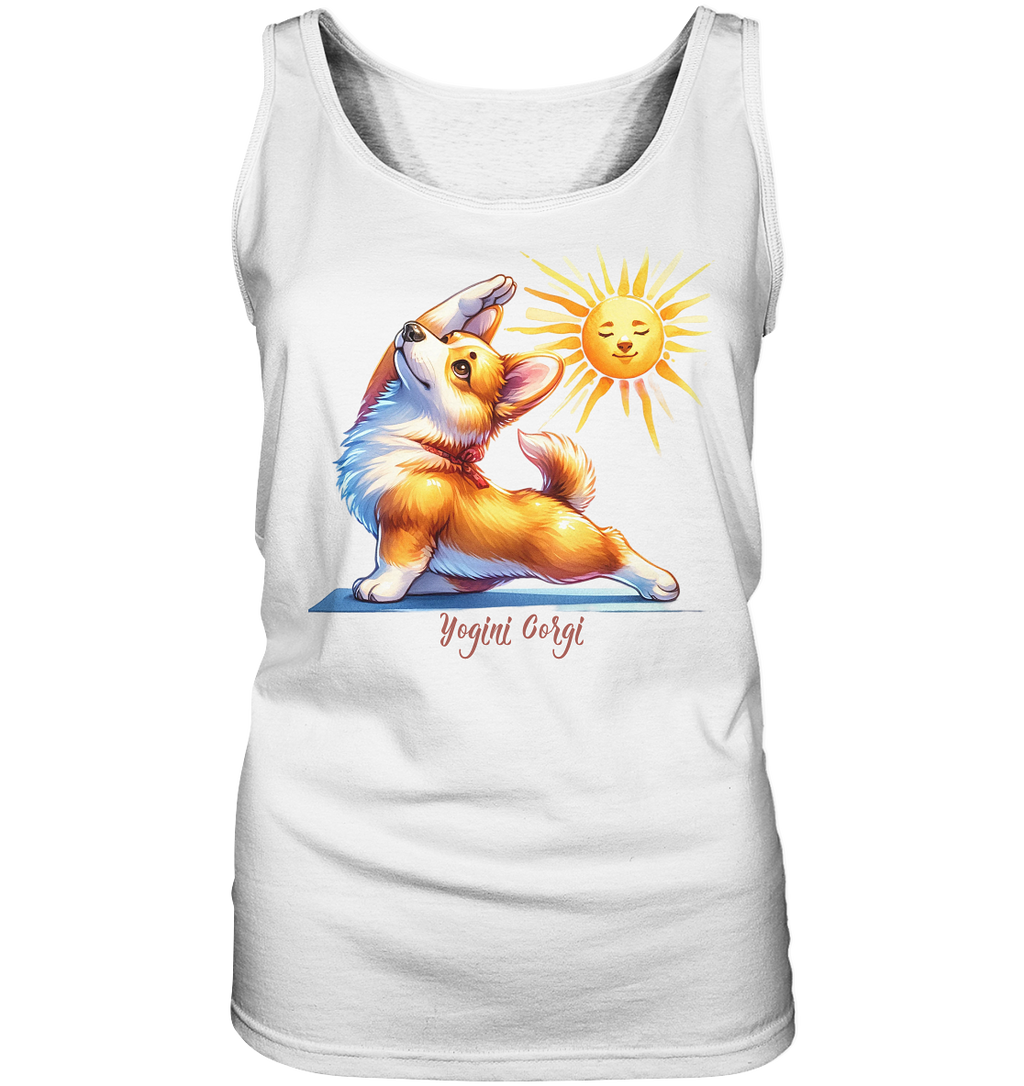 Yoga Corgi Hund yogini Gorgi - personalisierbar - Ladies Tank-Top