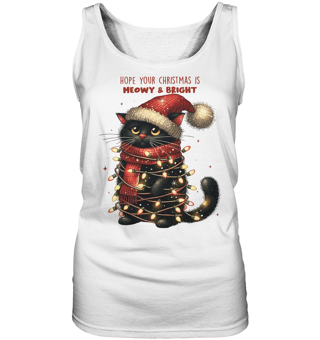 Weihnachts Katze Christmas is Moewy - Ladies Tank-Top
