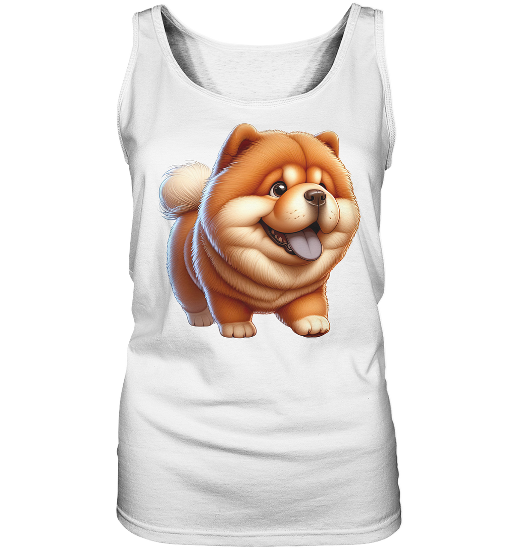 Chow Chow Cartoon Hund - personalisierbar - Ladies Tank-Top