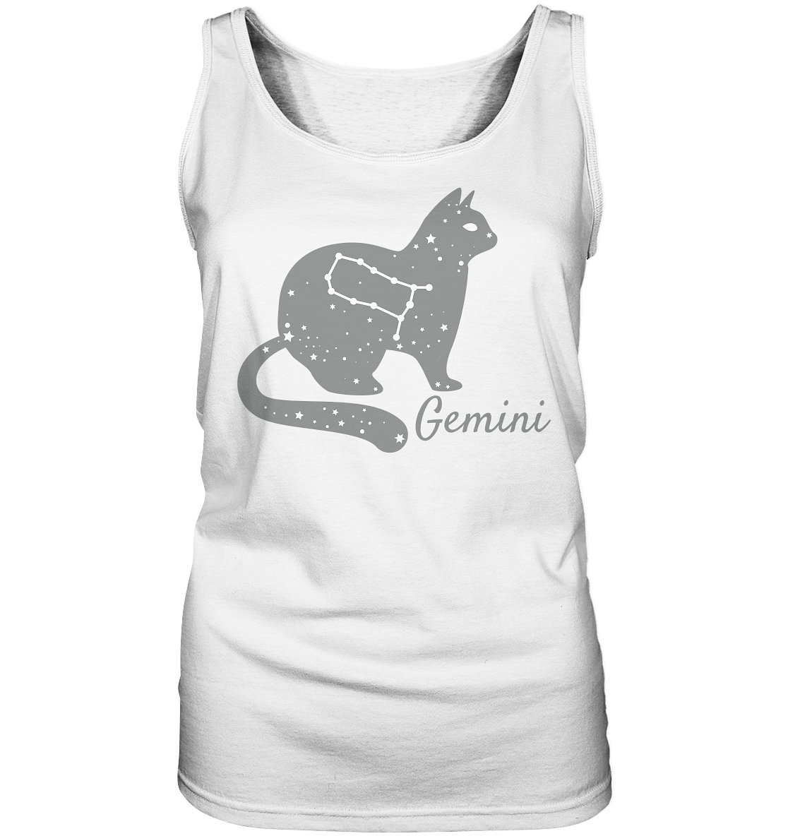 Sternzeichen Katze Zwilling - personalisierbar - Ladies Tank-Top