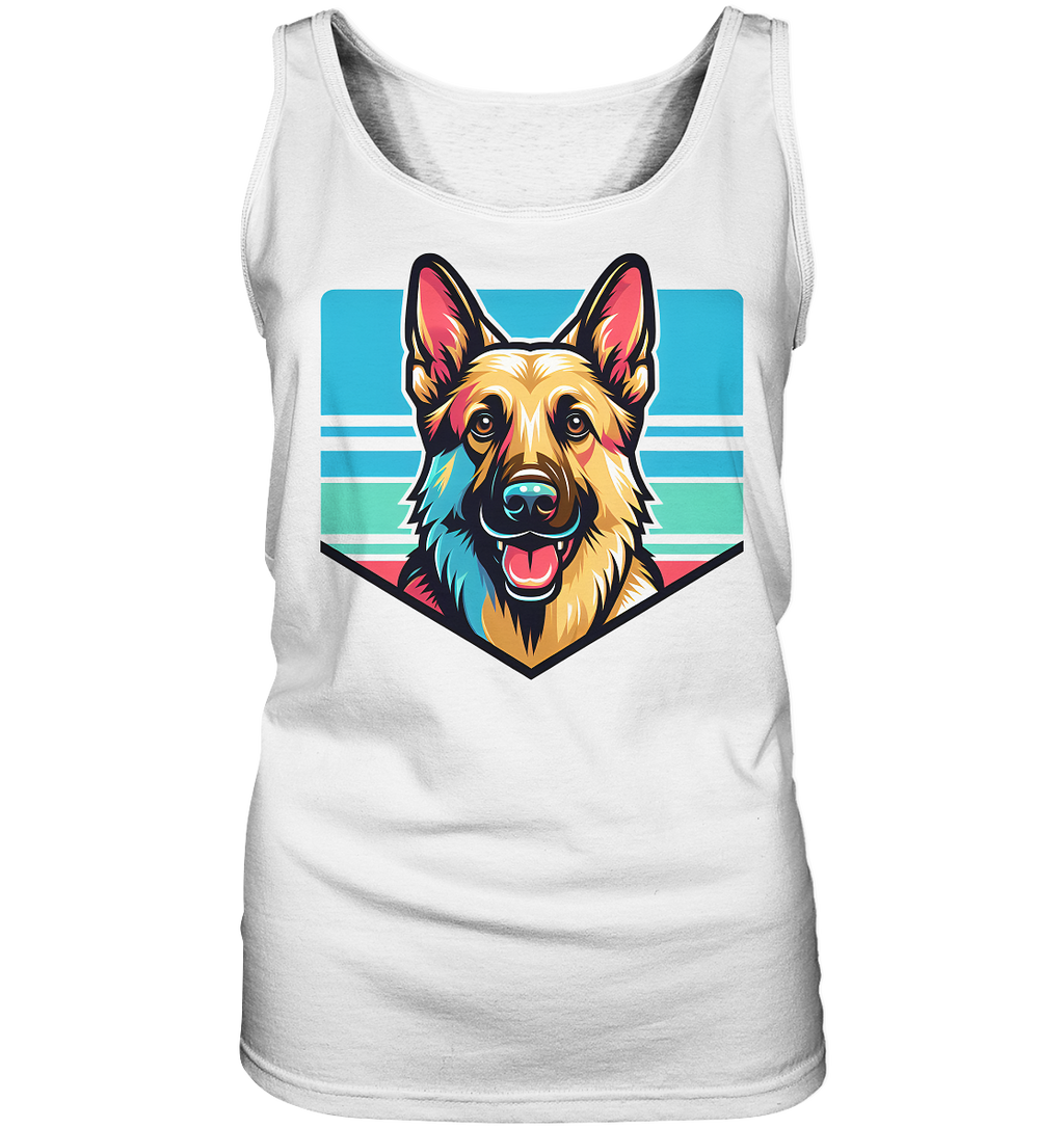 Schäferhund Pop Art - personalisierbar - Ladies Tank-Top