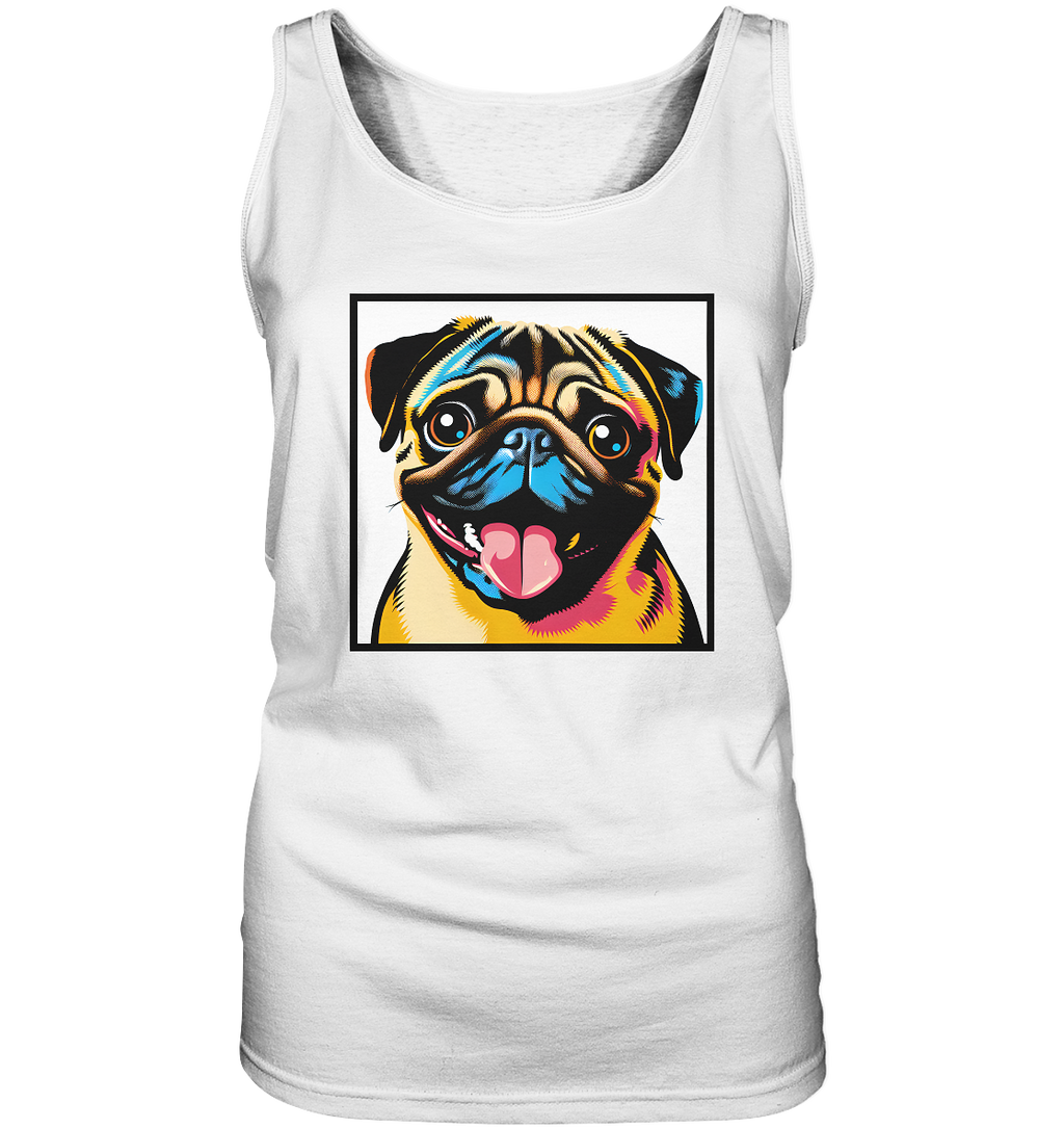 Mops Pop Art - Ladies Tank-Top